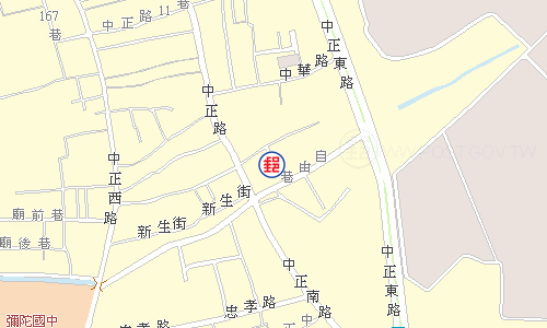 彌陀郵局電子地圖