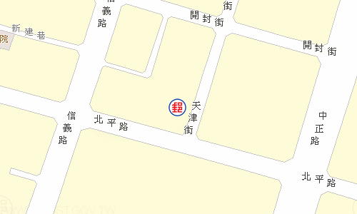 屏東北平路郵局電子地圖