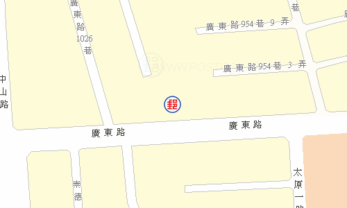 屏東崇蘭郵局電子地圖