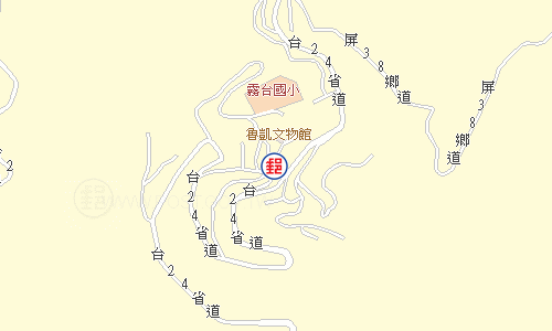 霧台郵局電子地圖