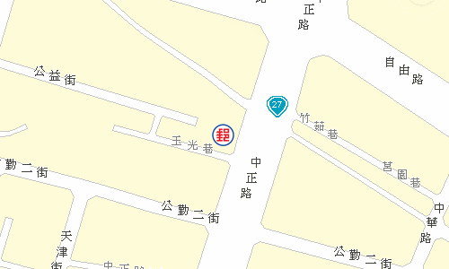屏東中正路郵局電子地圖