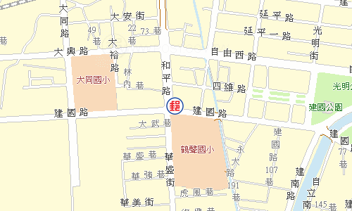 屏東厚生郵局電子地圖