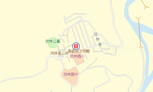 茂林郵局電子地圖