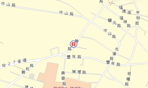 鹽埔鹽中郵局電子地圖