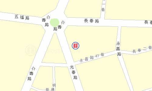 潮州郵局電子地圖