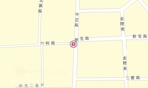 潮州新生路郵局電子地圖