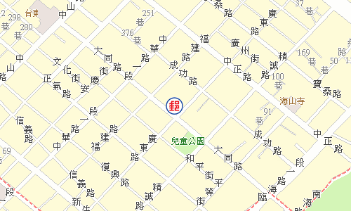 臺東大同路郵局電子地圖