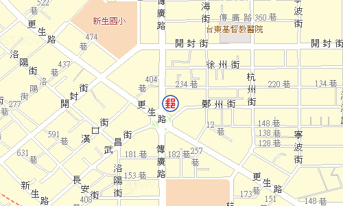 臺東馬蘭郵局電子地圖