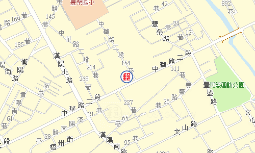 臺東豐榮郵局電子地圖