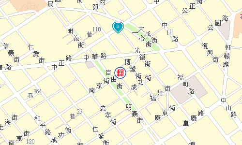 花蓮南京街郵局電子地圖
