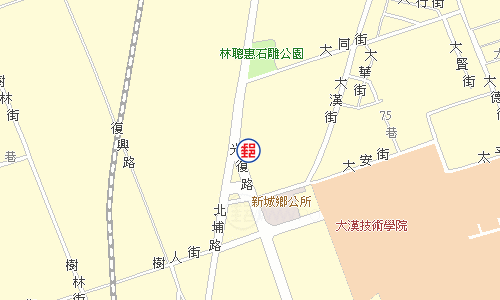 新城北埔郵局電子地圖