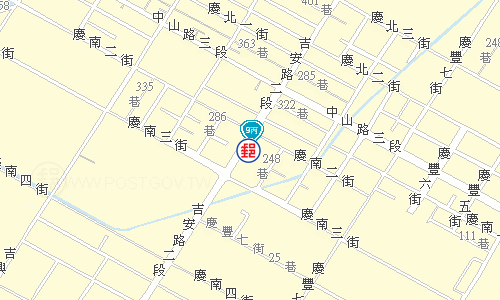 吉安郵局電子地圖