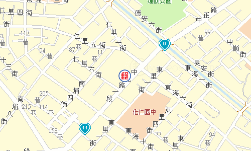 吉安仁里郵局電子地圖
