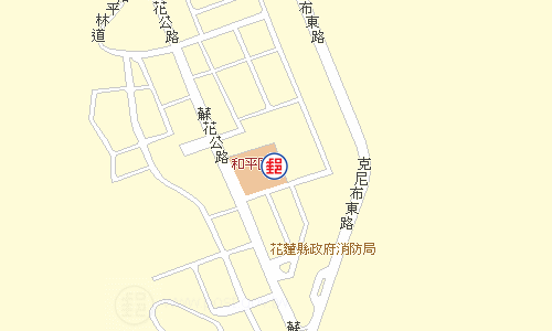 秀林和平郵局電子地圖