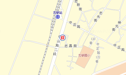 壽豐志學郵局電子地圖
