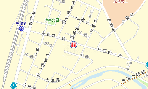 光復郵局電子地圖