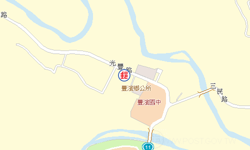 豐濱郵局電子地圖