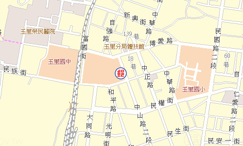 玉里泰昌郵局電子地圖