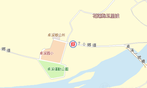 卓溪郵局電子地圖