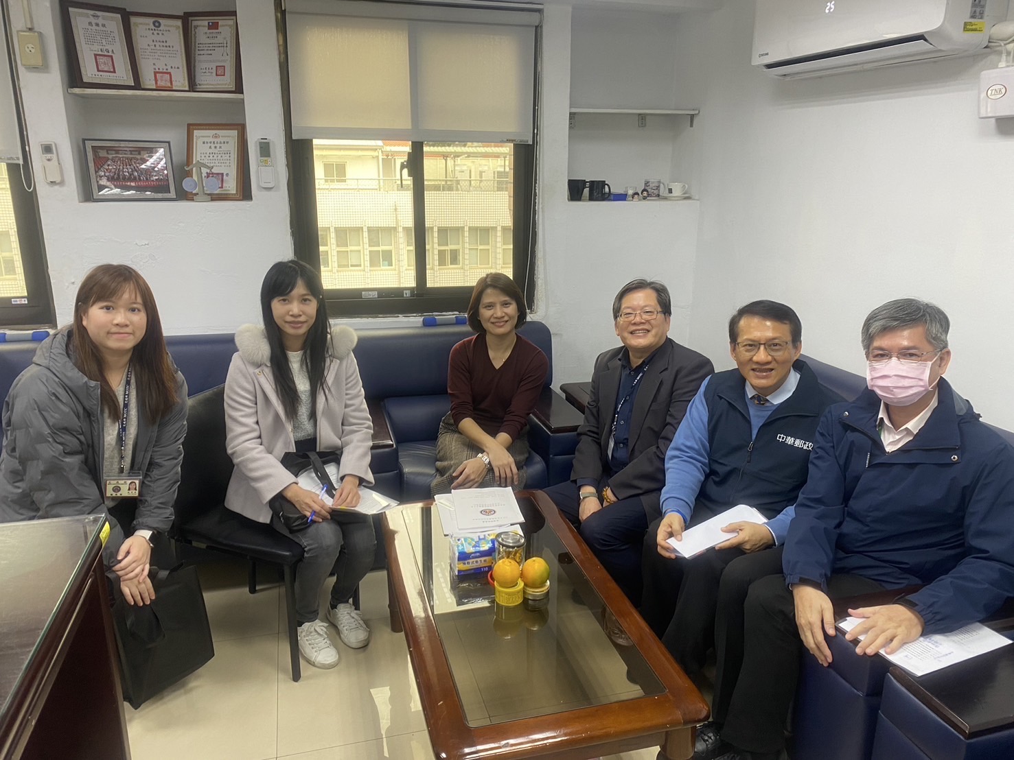 啟動儀式前拜會臺北地方檢察署江主任檢察官