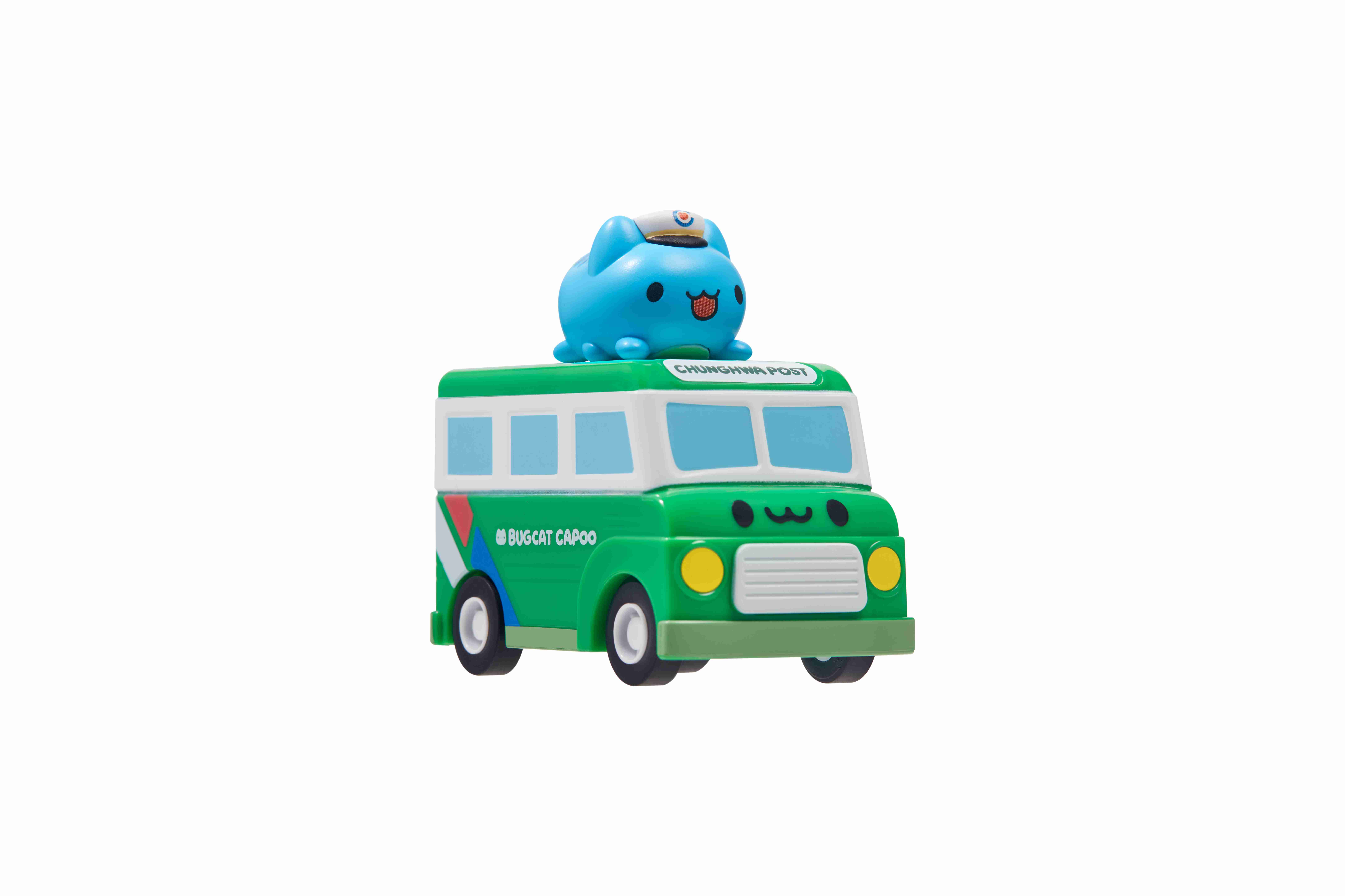 中華郵政×貓貓蟲咖波聯名系列商品第二波 「咖波公仔迴力車」盛大登場