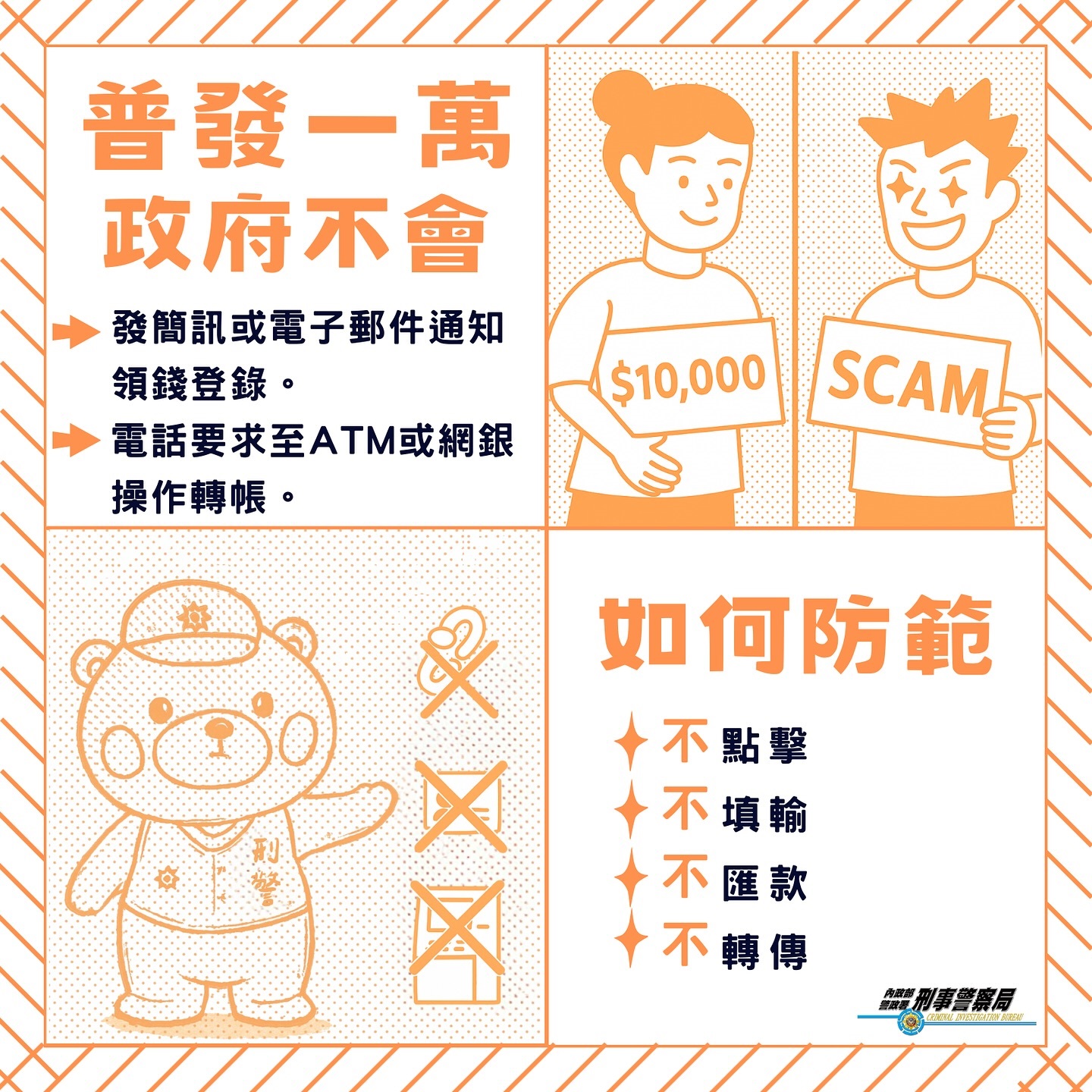 慎防普發萬元詐騙