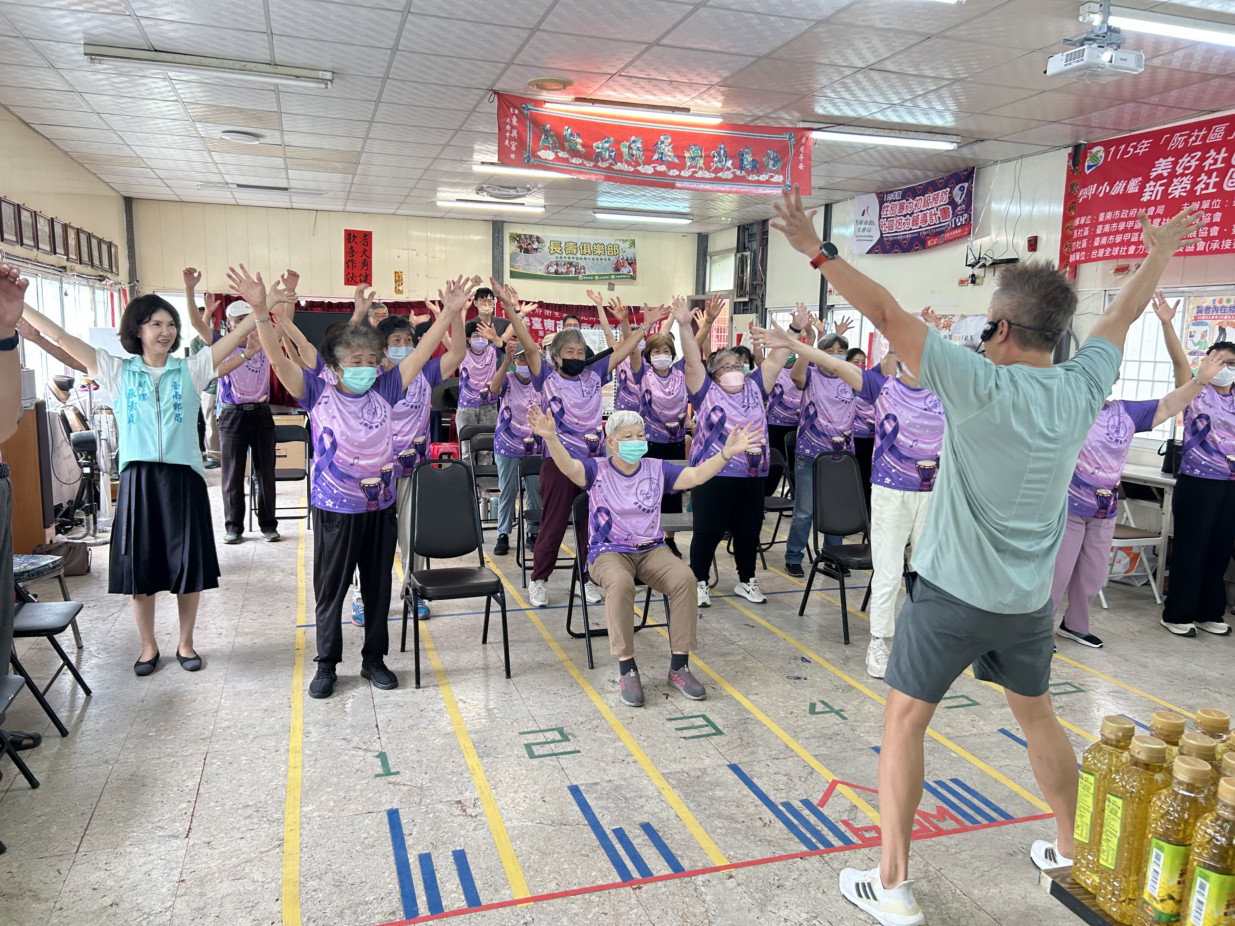 115年7月_臺南郵局攜手台灣郵政協會關懷獨居長者宣導防詐兼顧健康樂齡生活