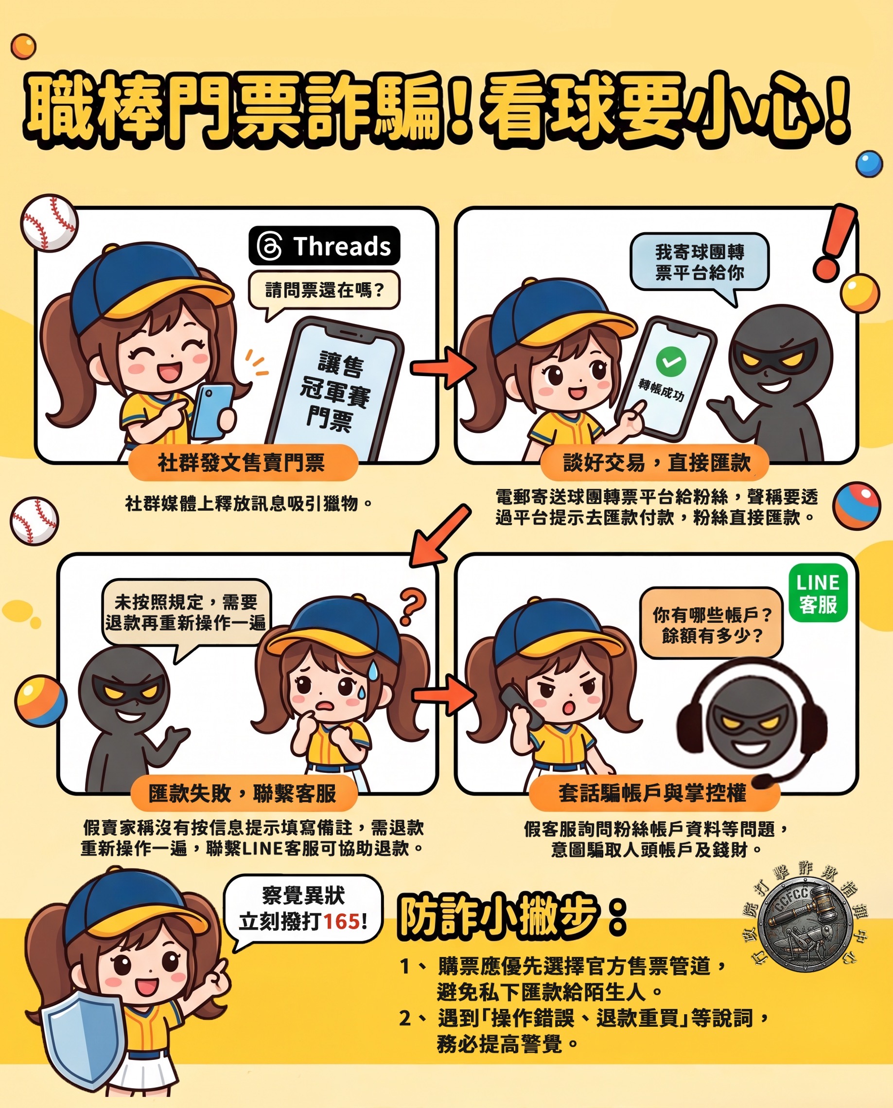 職棒門票詐騙