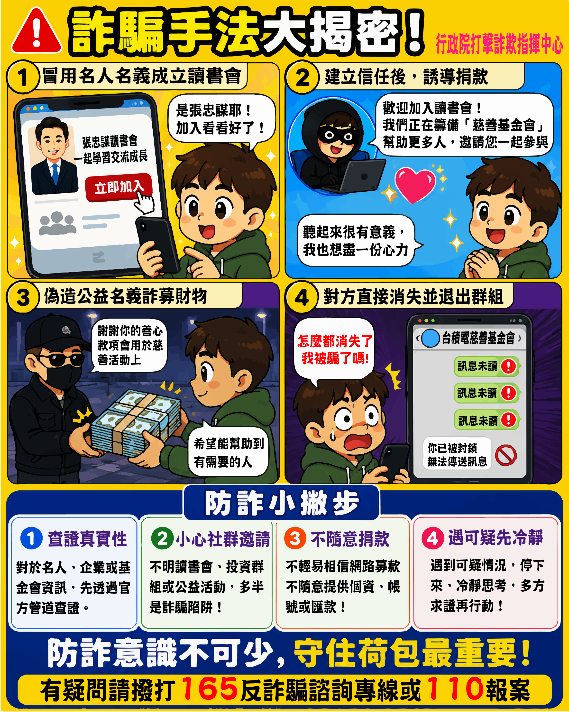 假冒名人詐騙手法大揭密