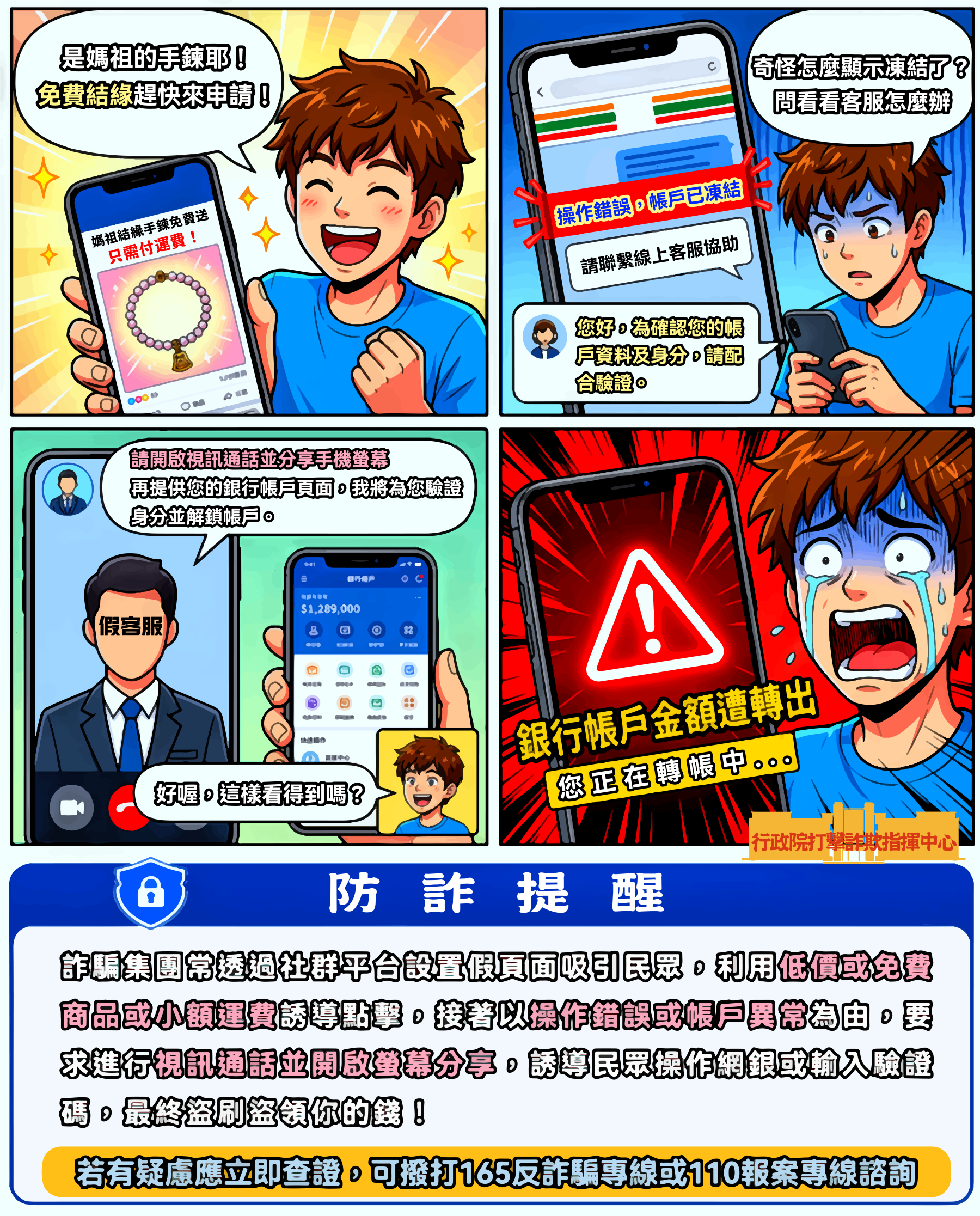 假免費贈品詐騙