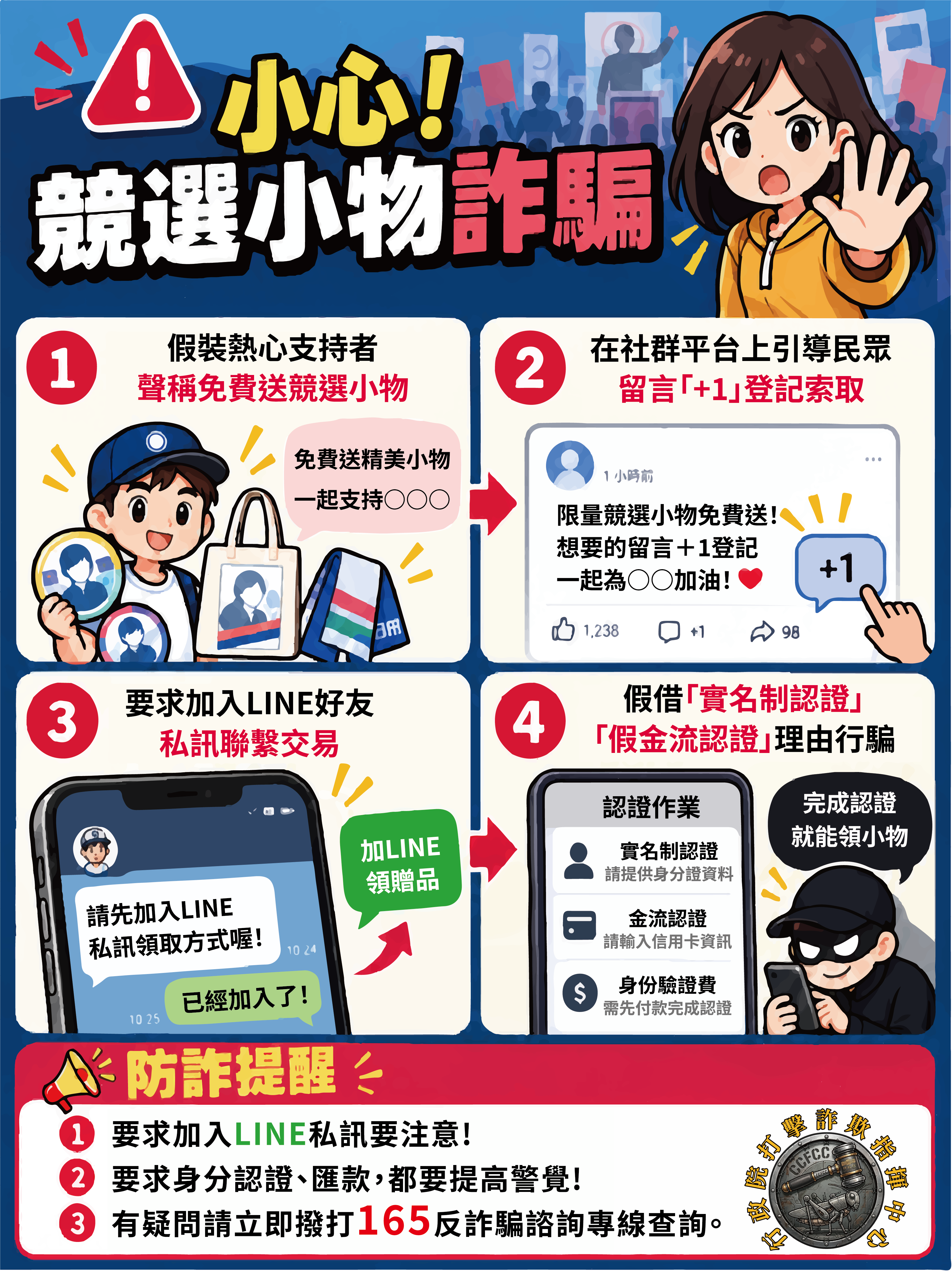 競選小物詐騙