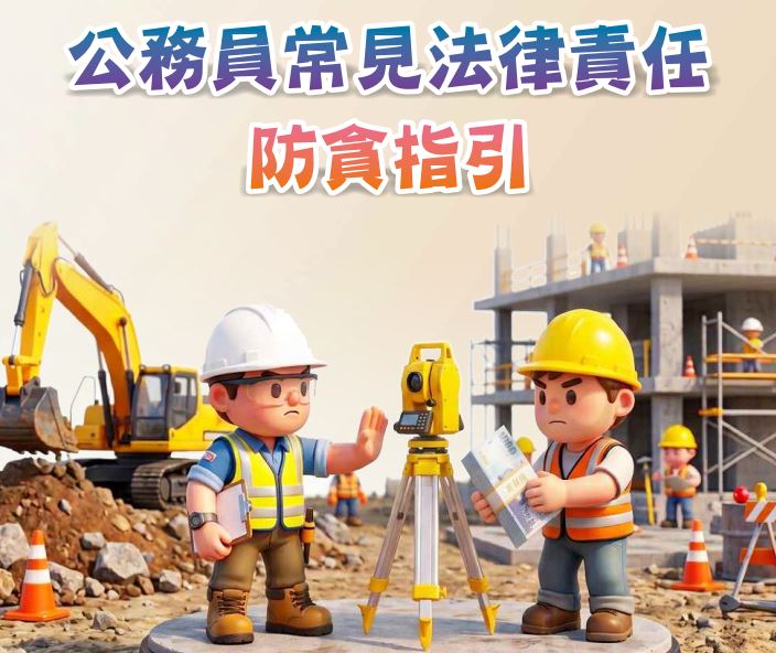 內政部國土測繪中心「公務員常見法律責任防貪指引」電子書及宣導短片