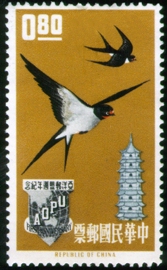 Commemorative 85 First Anniversary of Asian–Oceanic Postal Union Commemorative Issue (1963)