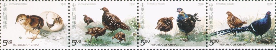 Special 328 Taiwan Bird- Pheasant- Postage Stamps (1993) stamp pic