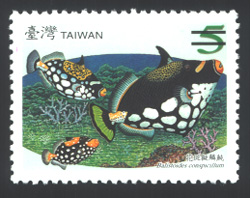 (特506.2)特506 臺灣珊瑚礁魚類郵票（96年版）