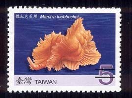 Sp.510  Seashells of Taiwan Postage Stamps (I) stamp pic