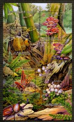 (Sp.542.5)Sp.542 Wild Mushrooms of Taiwan Postage Stamps (I)