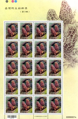 (Sp.593.2a)Sp.593 Wild Mushrooms of Taiwan Postage Stamps (III)
