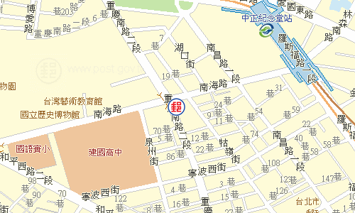 地圖-郵政博物館